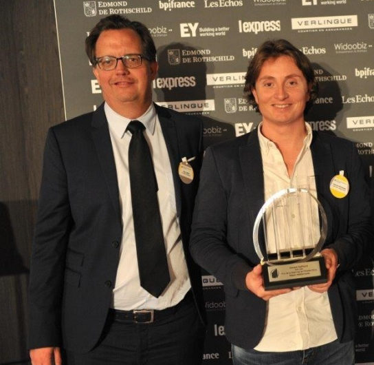 Prix EY Entrepreneur de l’année remis à Vincent Daffourd